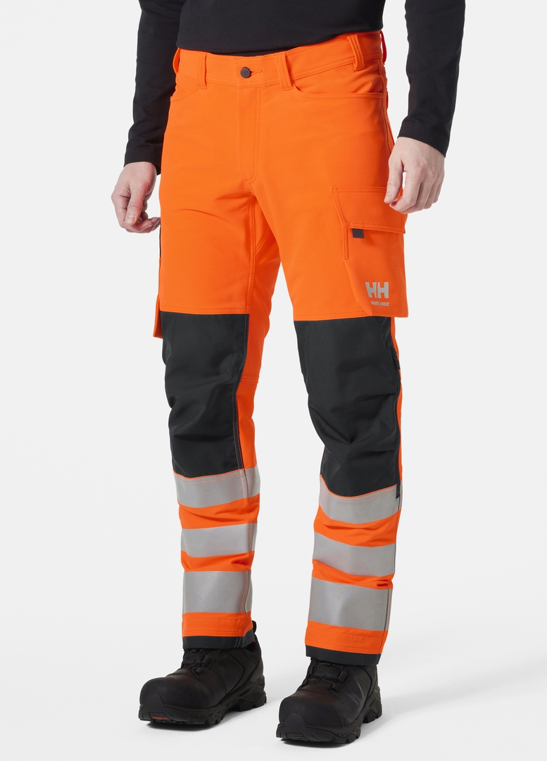 HELLY HANSEN ALNA 4X WORK PANT CL 2 77430 Gr. C148 Hivis ORANGE