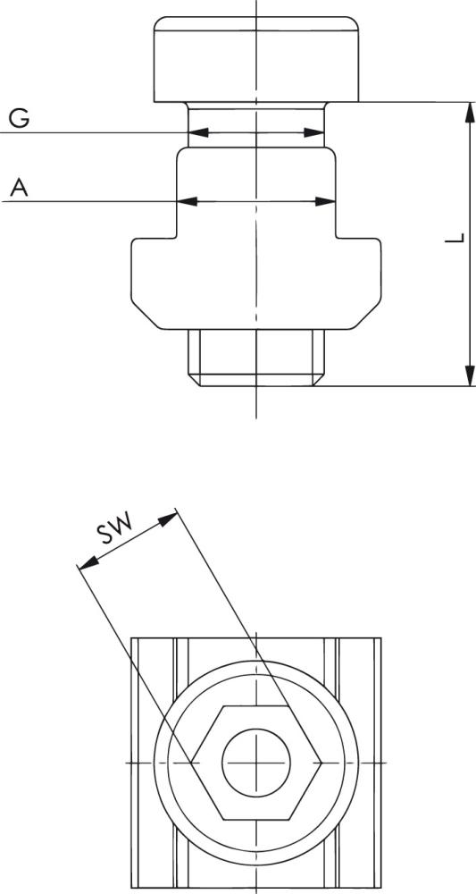 Befestigungssatz 7600BF-43 M16x24      AMF