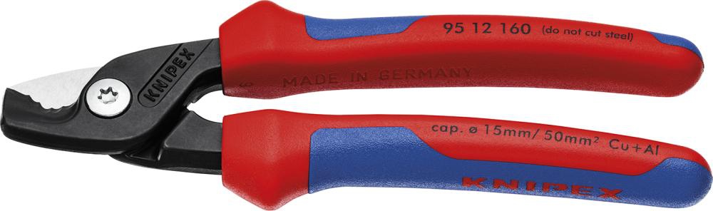 KNIPEX Kabelschere mit Mehrkomponenten-