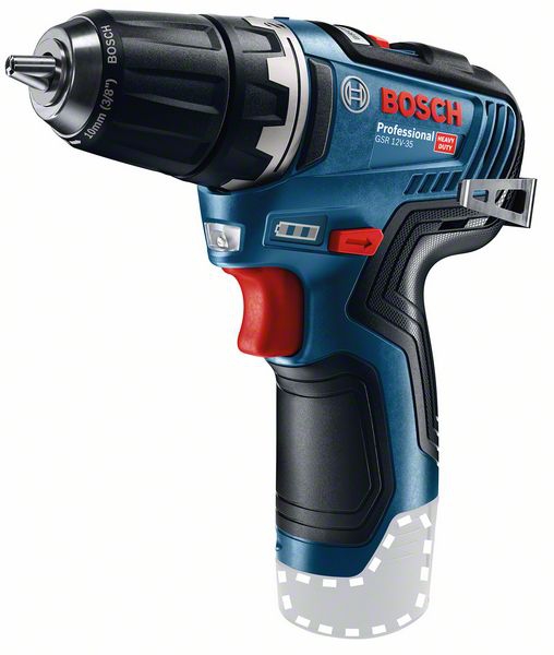 BOSCH Akku-Bohrschrauber GSR 12V-35, 2x3,0 Ah, Ladegerät, L-BOXX