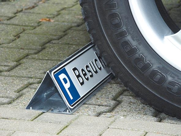 Parkbegr. f. Parkplatzs. Stahl verzinkt