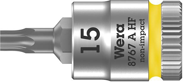 WERA Schraubendreher-Einsatz 1/4" TX15x 28mm Haltefunktion