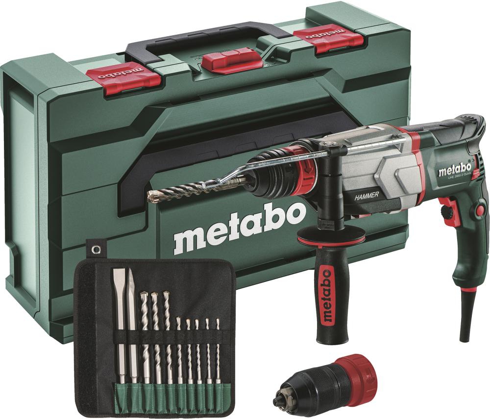 METABO Multihammer mit Zubehör im Koffer UHE 2660-2 Quick Set, 800 Watt