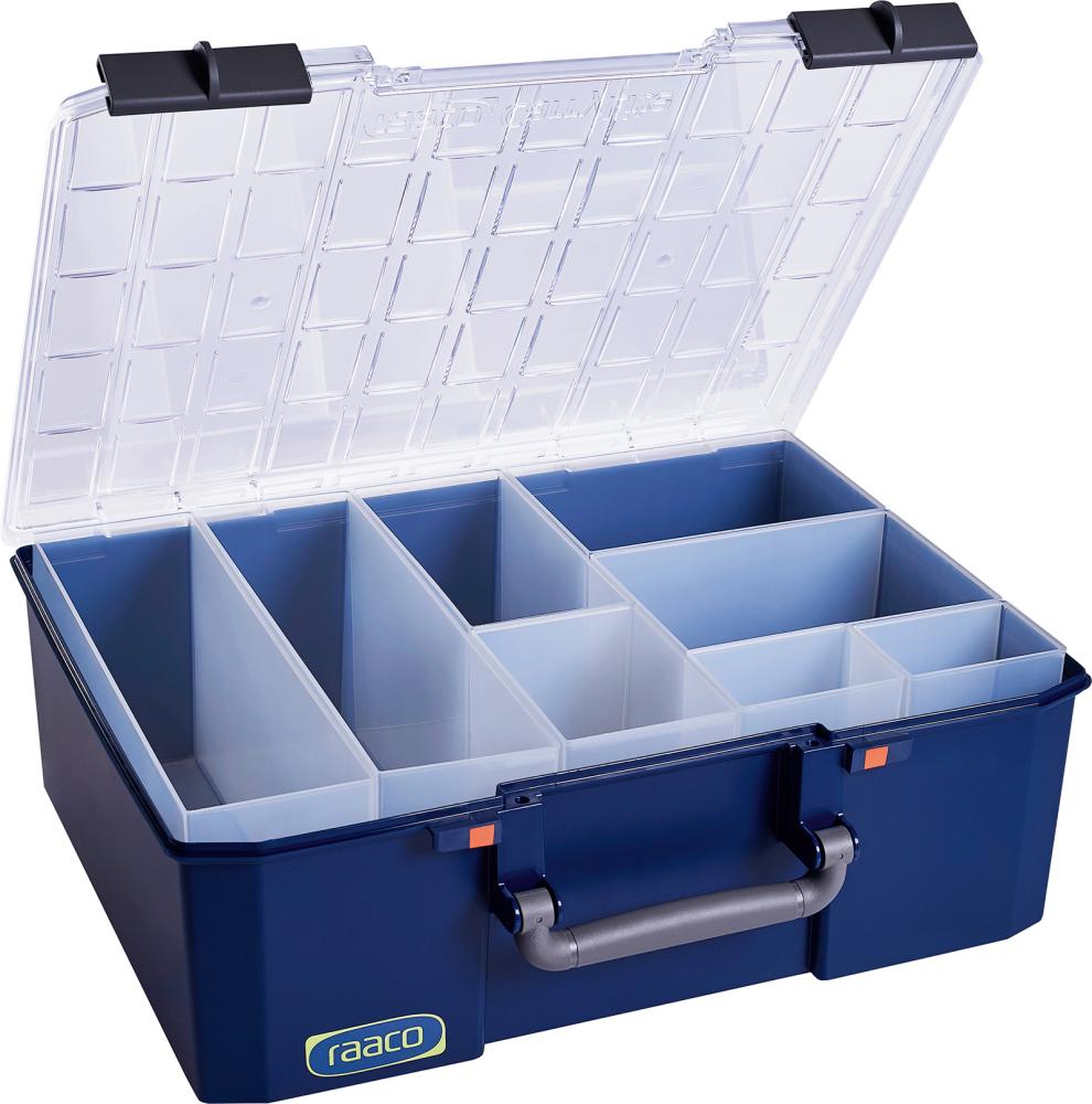 RAACO CarryLite 150 5x10-8 blau mit 8 Facheinsätzen