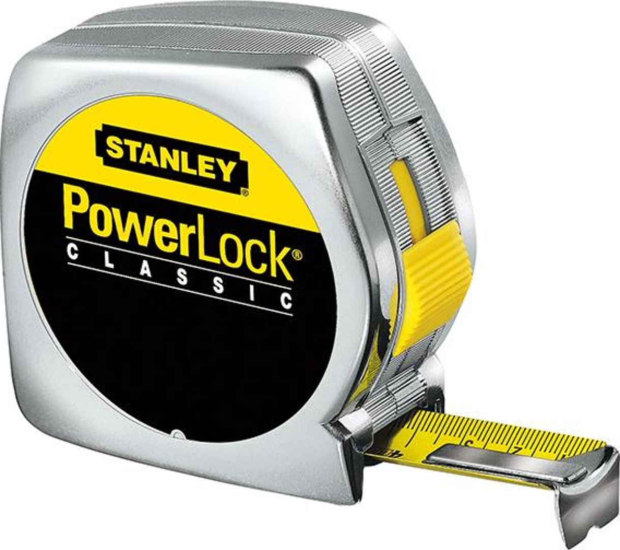 STANLEY Taschenbandmaß Powerlock mit Kunststoffgehäuse 10 m 25 mm breit