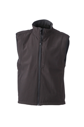 JN Mens Softshell Vest JN136 95%PES/5%EL, black, Größe M