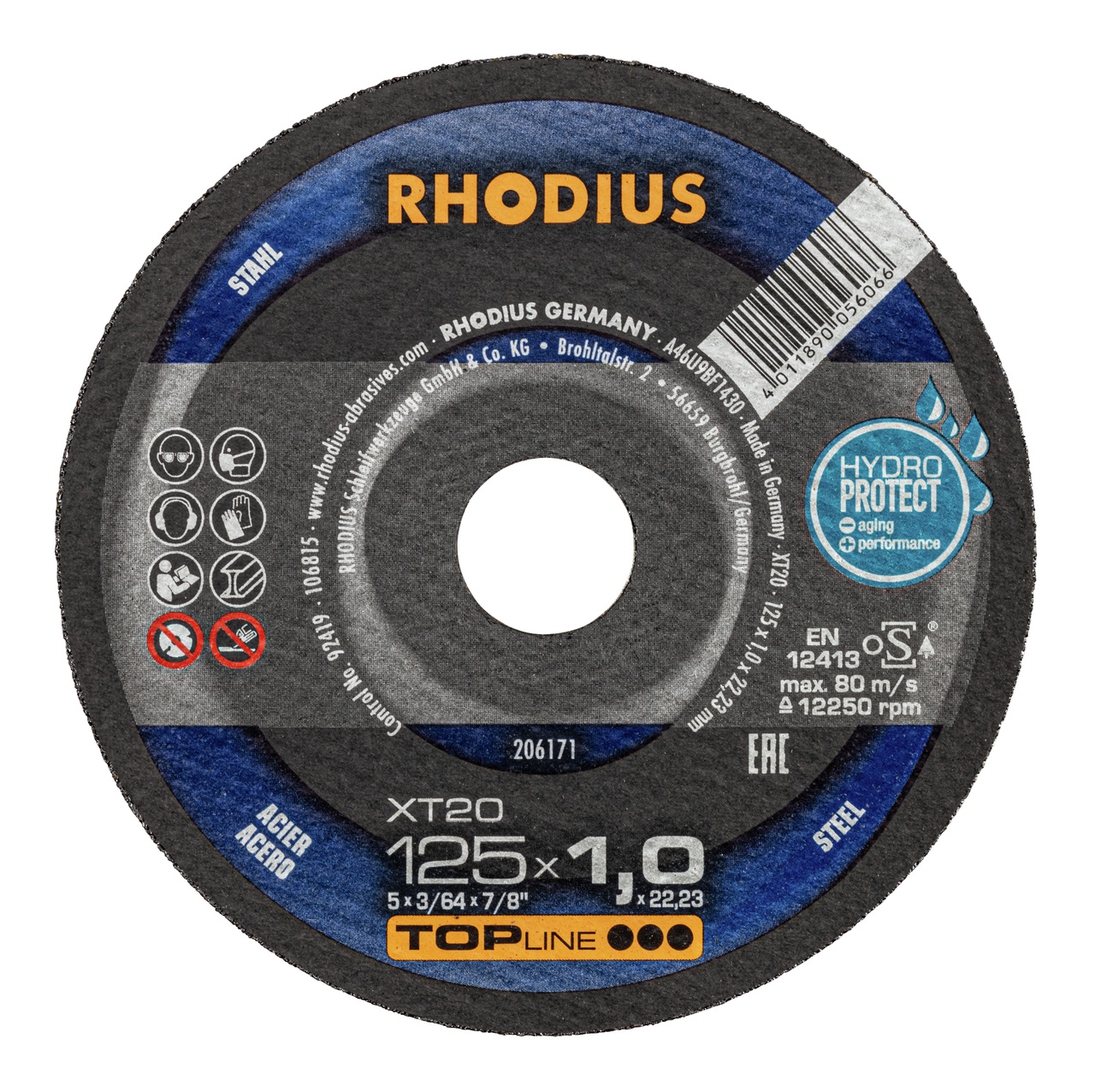 RHODIUS Extradünne Trennscheibe XT 20 Top Stahl 115x1,5x22,2 mm