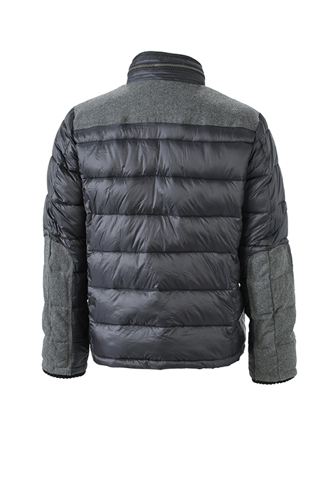 JN Mens Winter Jacket JN1100 100%PA, coal-black, Größe L