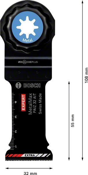 BOSCH Tauchsägeblatt Metal PAIZ32AIT Expert Starlock, VE 10