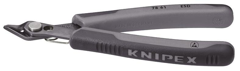 KNIPEX 78 71 125 ESD Electronic Super Knips ESD Mehrko.-Hülle brüniert 125 mm