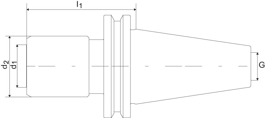 FORMAT EX Gewindeschneid-Schnellwechself JISB6339 M14-33 BT40