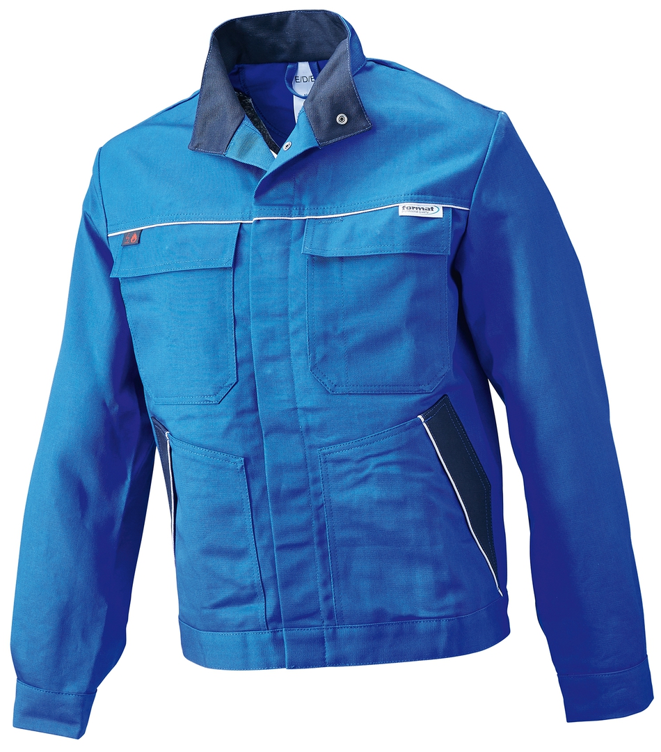 Jacke Multinorm 6, Gr. 46, kornblau,FORMAT