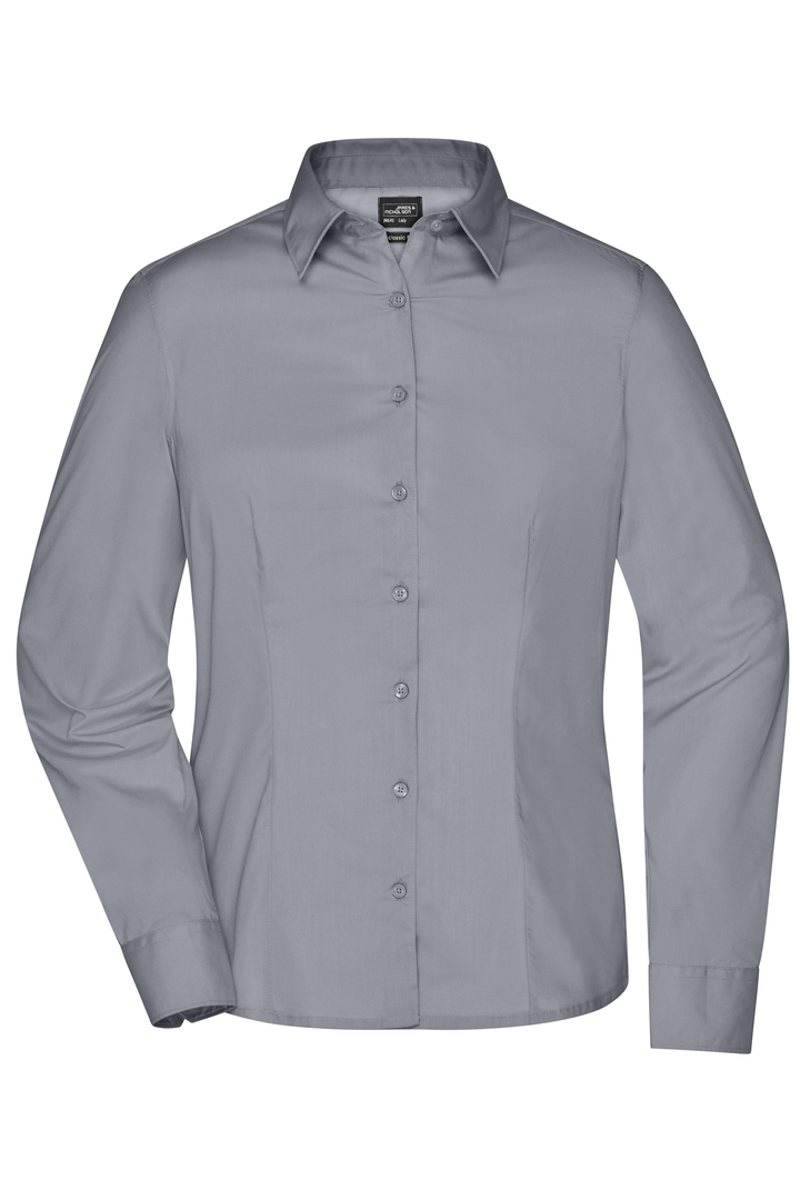 JN Damen Business Shirt JN641 steel, Größe XXL