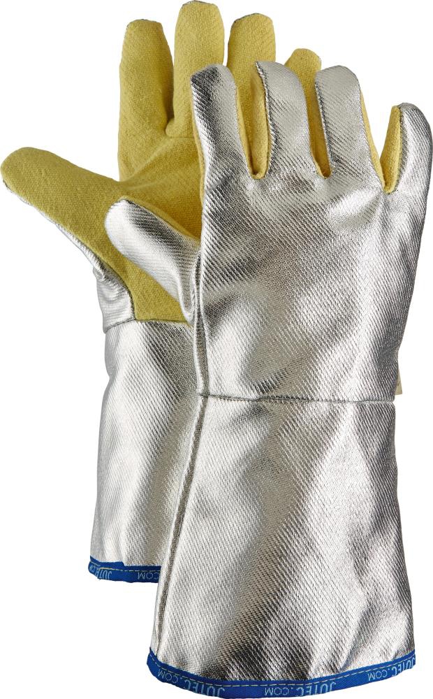 Hitzeschutzhandschuh Aramid,Alu,5-Finger,38cm