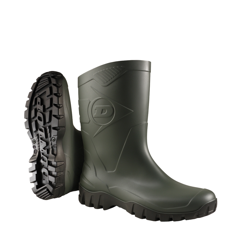 DUNLOP Gummistiefel Dee Calf PVC Gr. 43 grün/schwarz, K580011