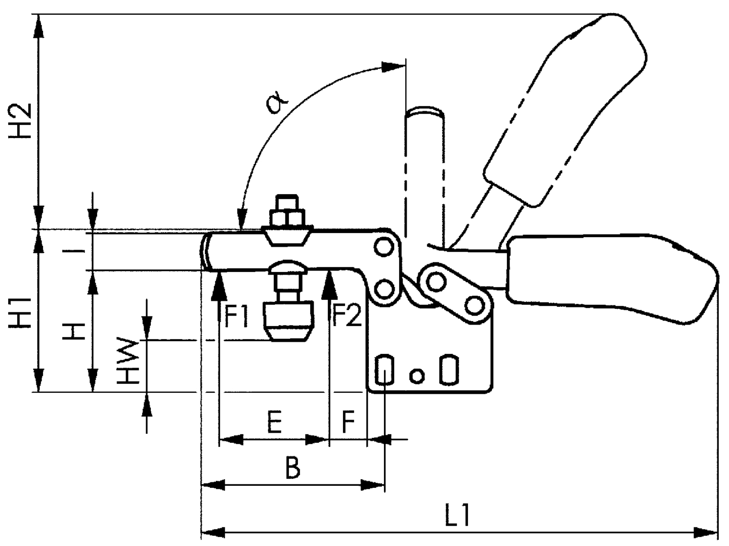 Waagrecht - Spanner 6832 Gr. 2 AMF