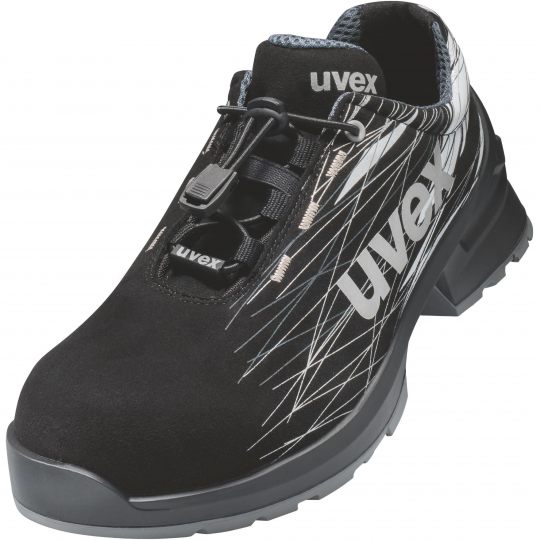 UVEX 1 Sicherheitshalbschuh S2 SRC ESD Gr. 42 schwarz, Nr. 6557.8 W.11