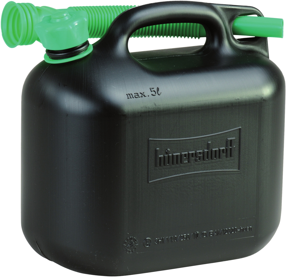 HÜNERSDORFF Benzinkanister CLASSIC schwarz, 5L