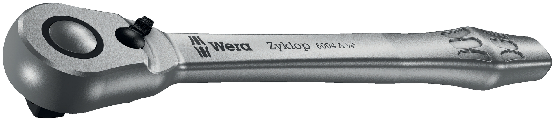 WERA Metall-Knarre mit Umschalthebel 1/4"Antrieb, 8004 A Zyklop