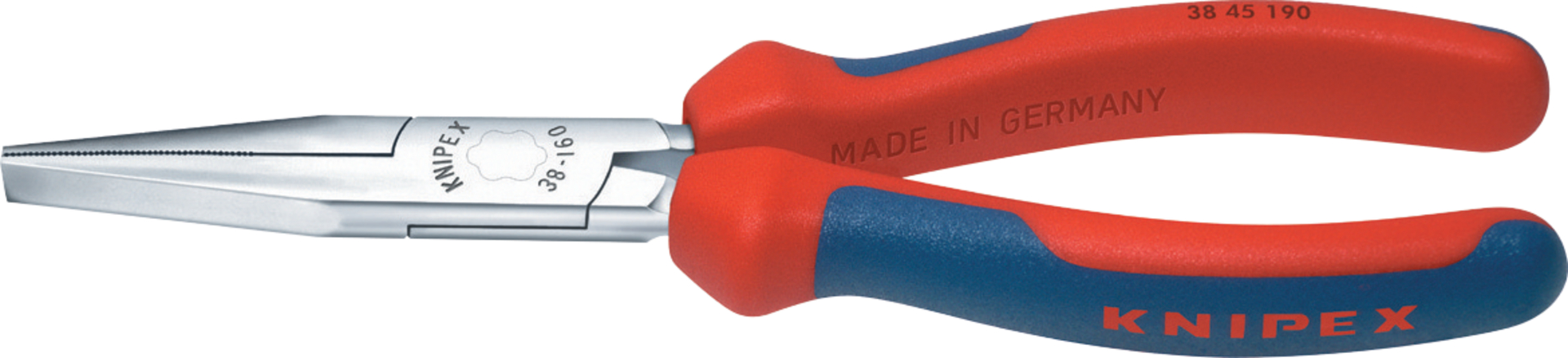 KNIPEX 38 25 200 Mechanikerzange mit Mehrko.-Hülle verchromt 200 mm