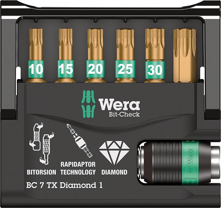 WERA Bit-Check 7 TX Diamond 1