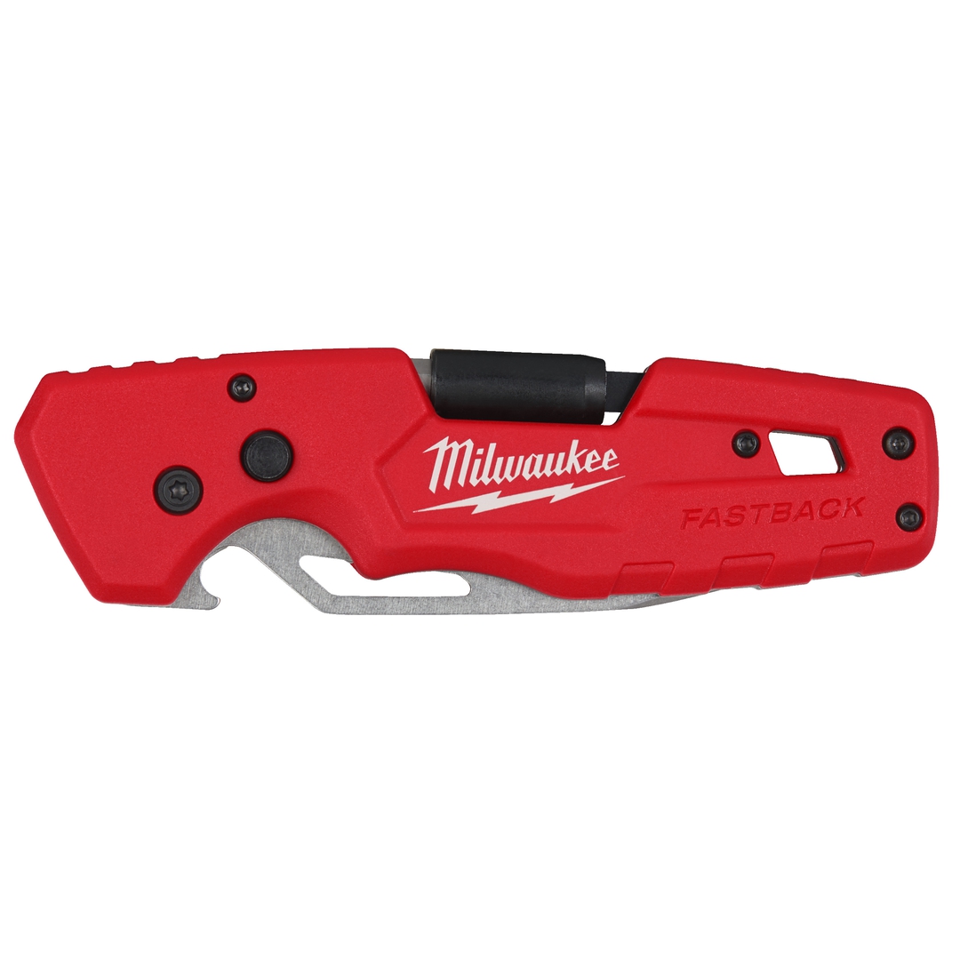 MILWAUKEE Fastback 5-in-1 Klappmesser mit integriertem 1/4" Hex-Bithalter