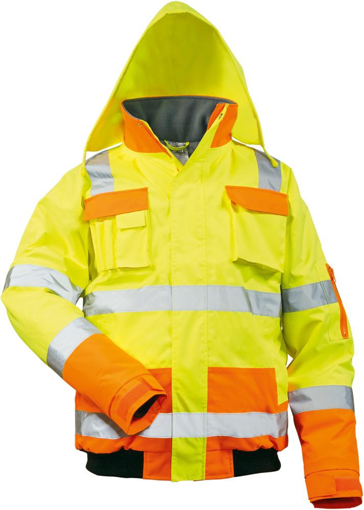 Warnpilotenjacke Mats, Gr. 3XL, gelb/orange