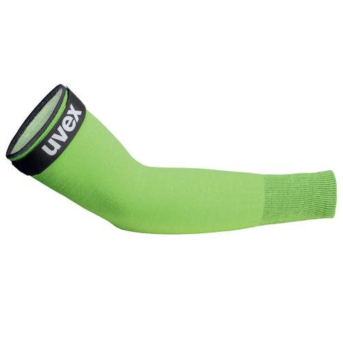 UVEX Unterarm-Schnittschutz C500 sleeve Gr. L (9) Klettverschluss lime, 6049.1