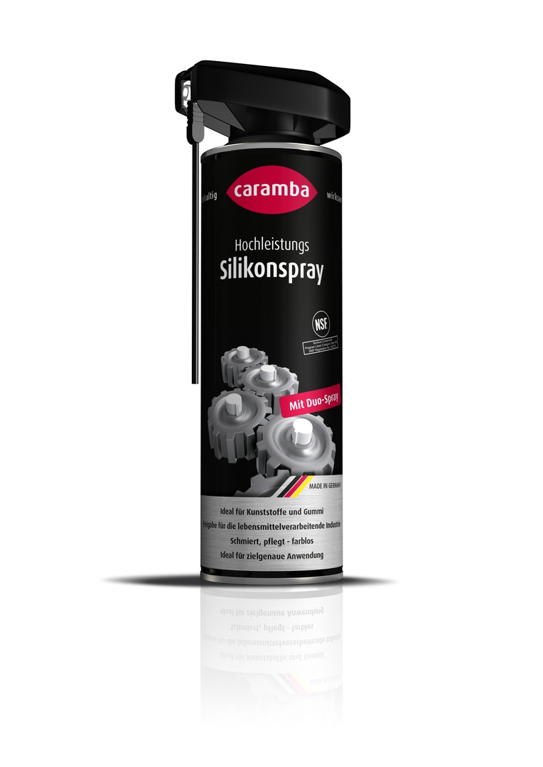 CARAMBA Hochleistungs Silikon-Spray 500 ml Spraydose Duo Spray "Profi Serie"