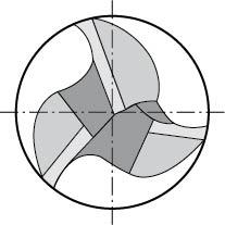 FORMAT Dreischneiderfräser DIN844 K HSSE 7,50 mm