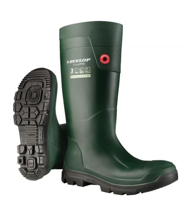 DUNLOP Gummistiefel Purofort FieldPRO fullsafety, green, Gr.48