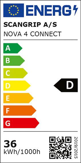 SCANGRIP Akku-Arbeitsleuchte NOVA 4 CONNECT 400-4000Lumen ohne Akku