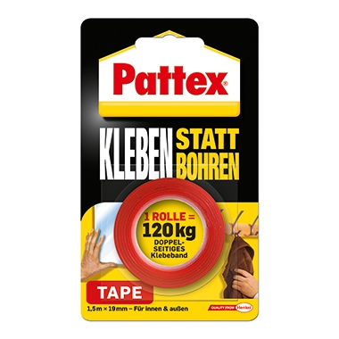 PATTEX Kleben statt Bohren 1,5m Klebeband