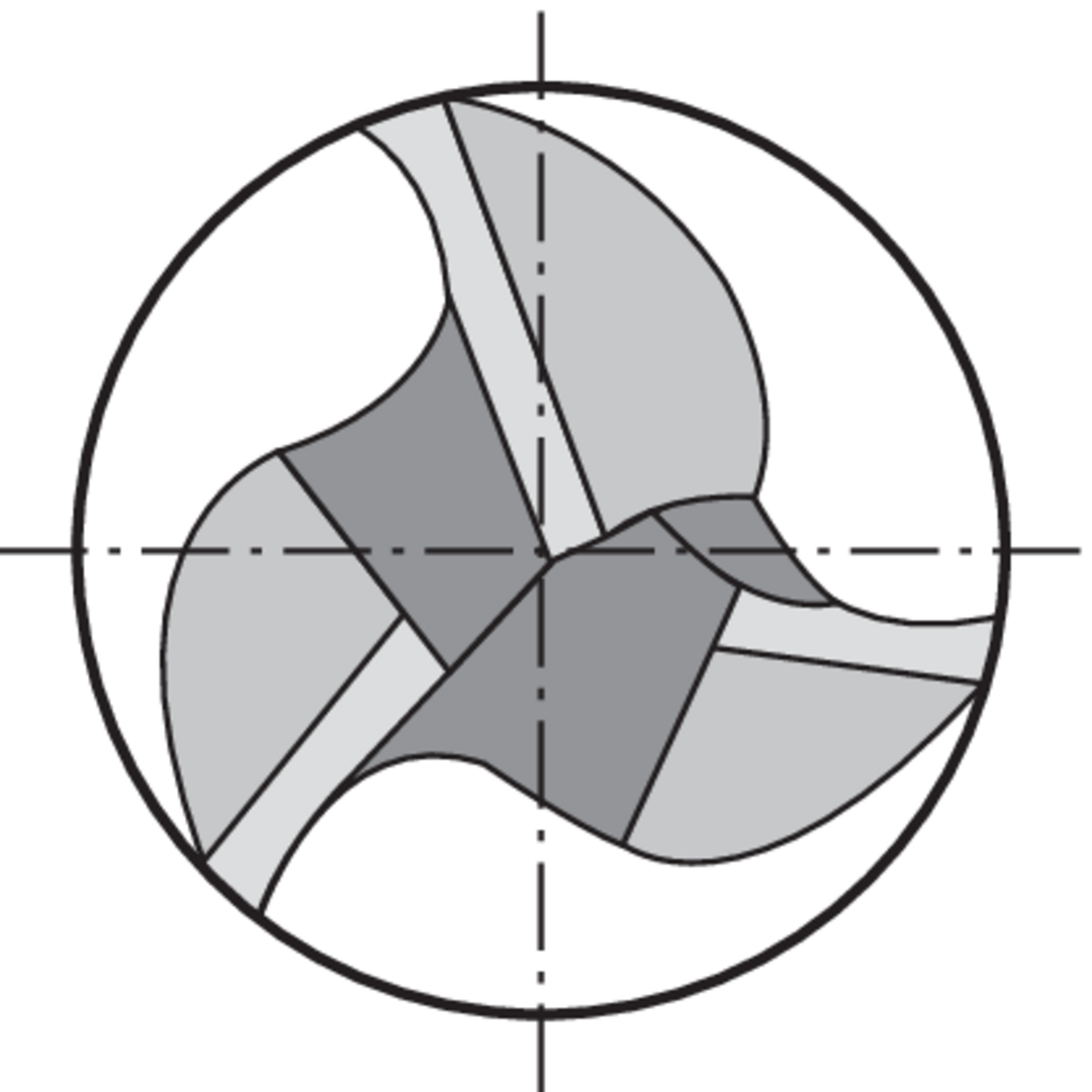 FORMAT Schaftfräser Alu DIN844 B L HSSE 20,00 mm