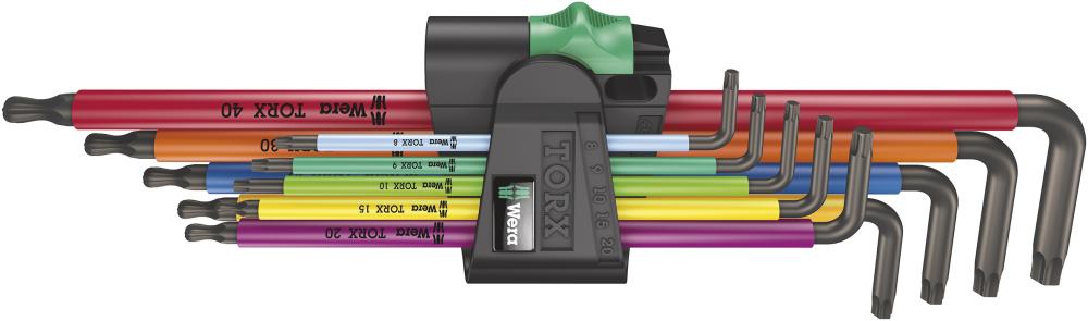 WERA Winkelschlüsselsatz 967/9 TX XL Multicolour 1 05024480001