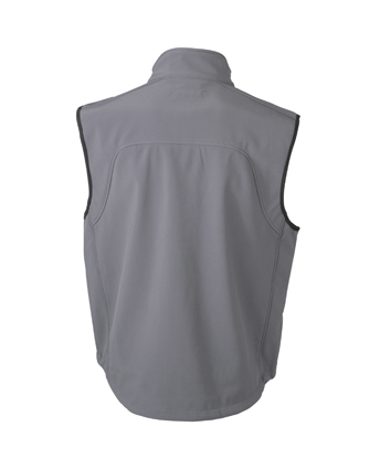 JN Mens Softshell Vest JN136 95%PES/5%EL, carbon, Größe L