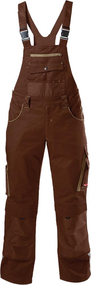 FORTIS Latzhose 24 braun/beige, Gr.106