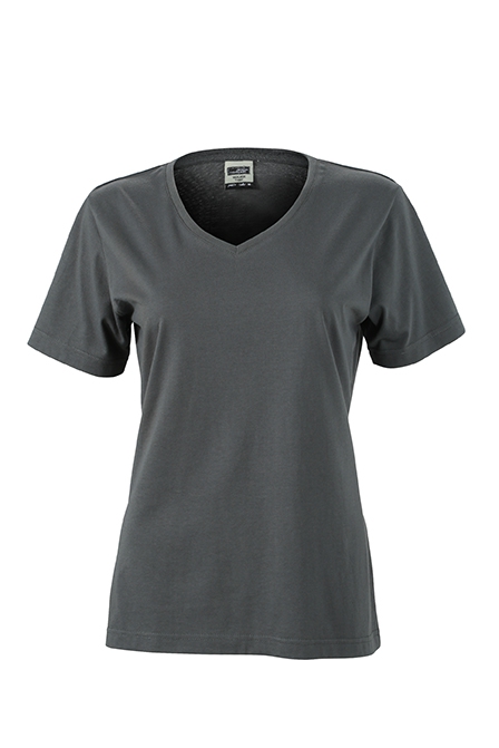 JN Ladies Workwear T-Shirt JN837 50%BW/50%PES, dark-grey, Größe M