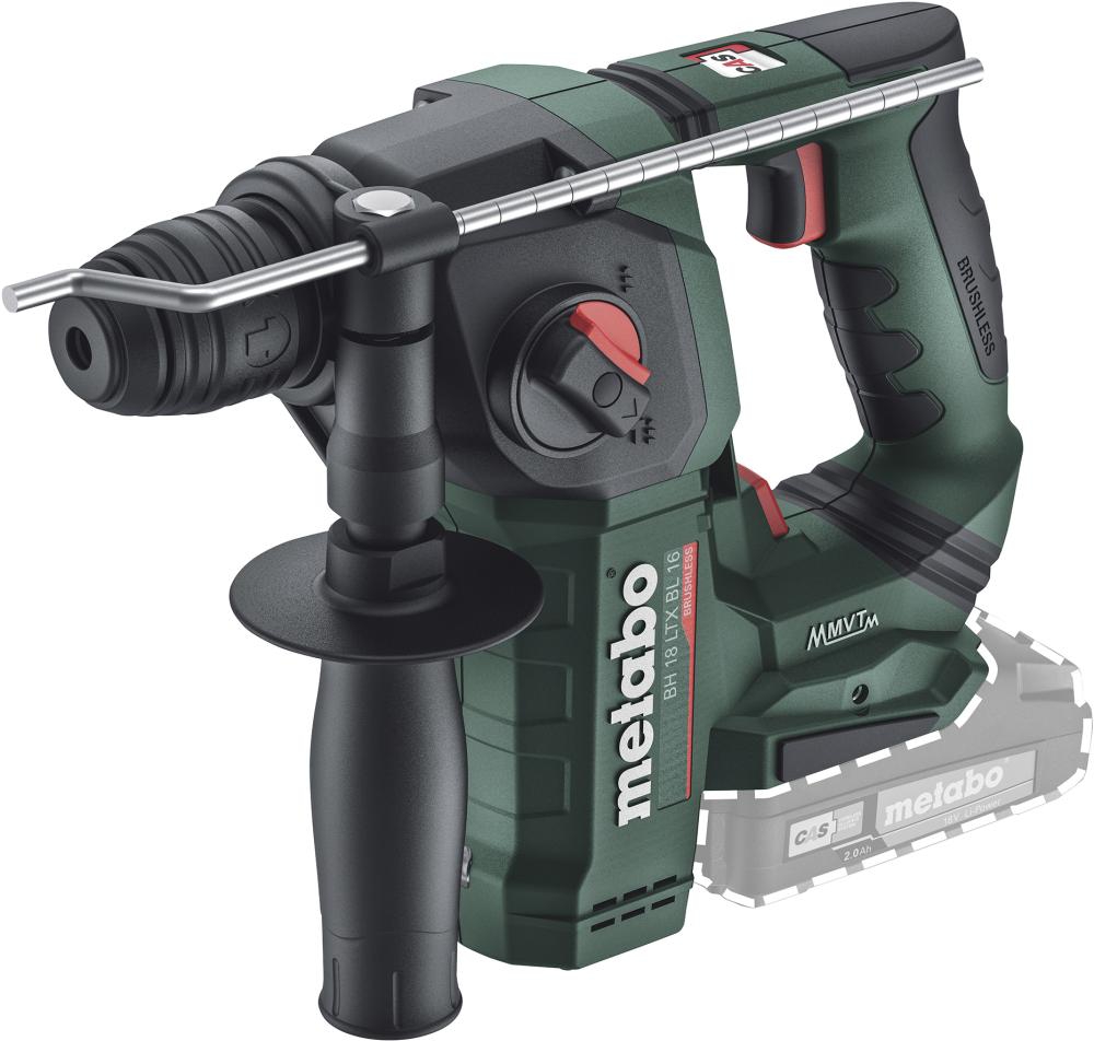 METABO Akku-Bohrhammer BH 18 LTX BL 16 Solo, in metaBOX