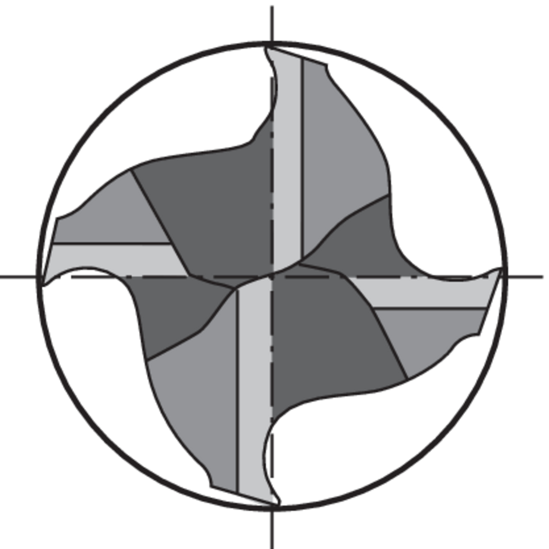 FORMAT Schaftfräser WN K VHM TiALN 6,0mm D6mm HB Z4