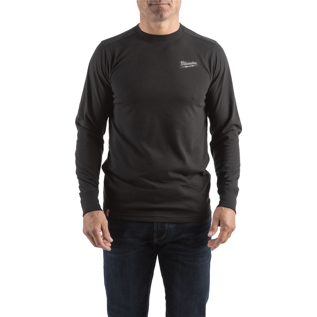 MILWAUKEE Hybrid Langarmshirt HTLSBL schwarz Gr. S