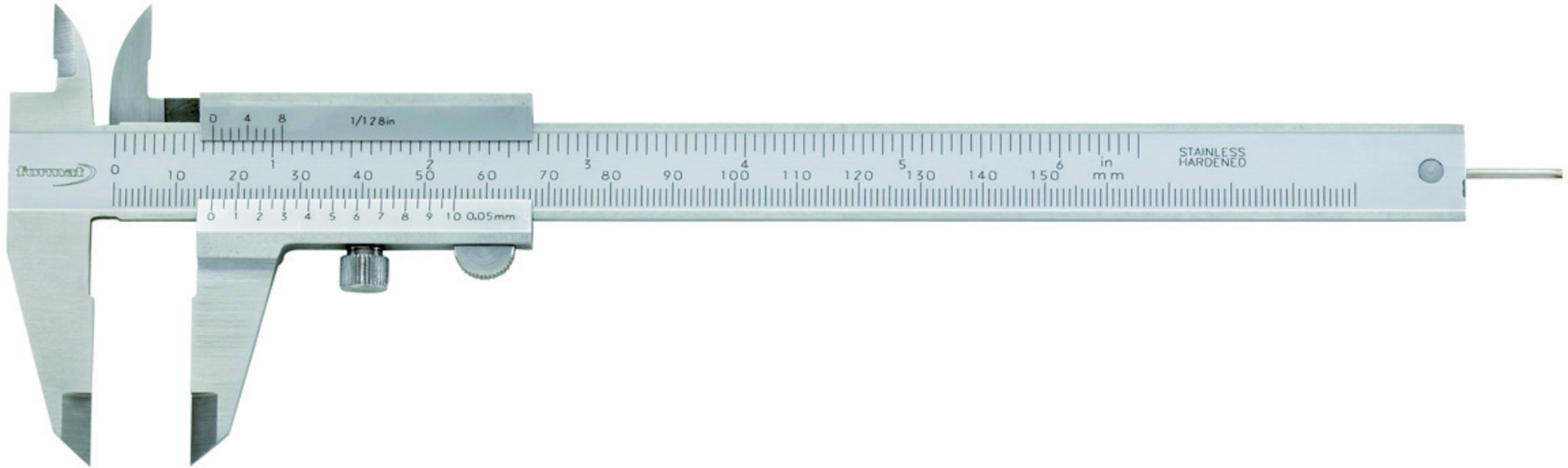 FORMAT Präzisions-Taschenmessschieber mit Feststellschraube 150mm