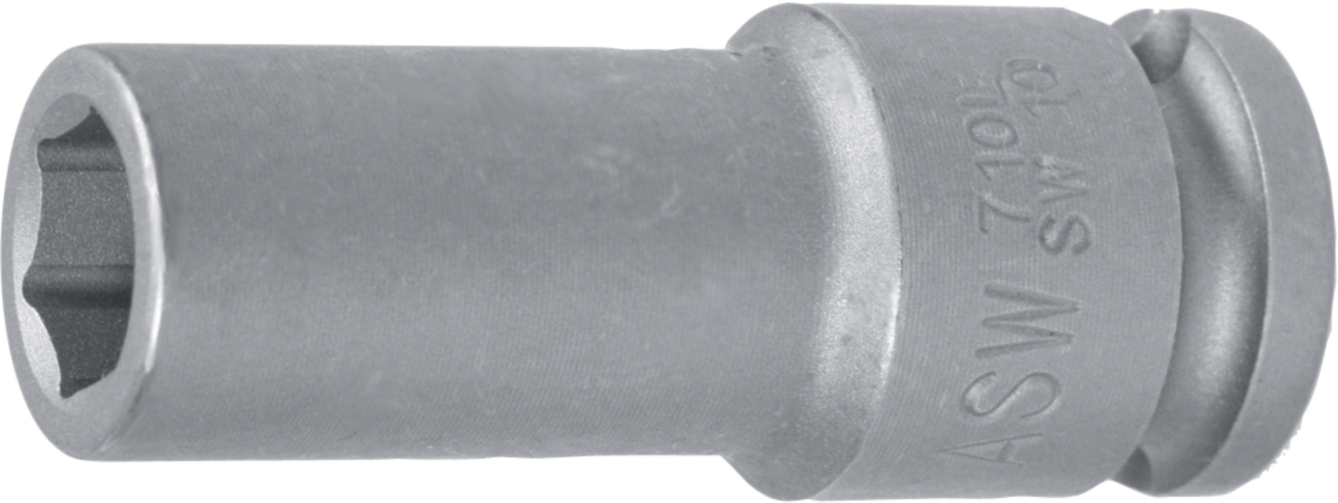 ASW Kr.-Steckschl.-Eins. 3/8" Schlüsselweite 10mm lang, Länge 50mm