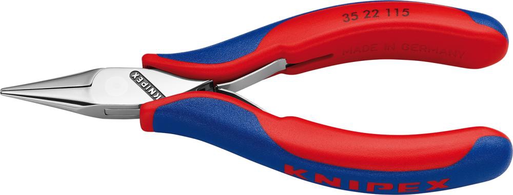 KNIPEX 35 22 115 Elektronik-Greifzange mit Mehrko.-Hülle 115 mm