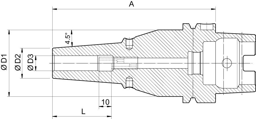 HAIMER Schrumpffutter DIN69863A-63 SL 12,0 x 70,0 mm