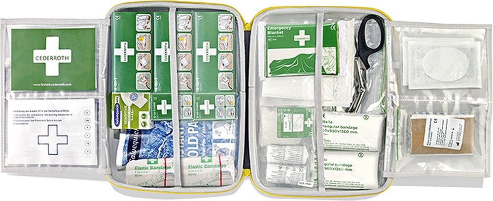 CEDERROTH First Aid Kit Large, DIN 13157