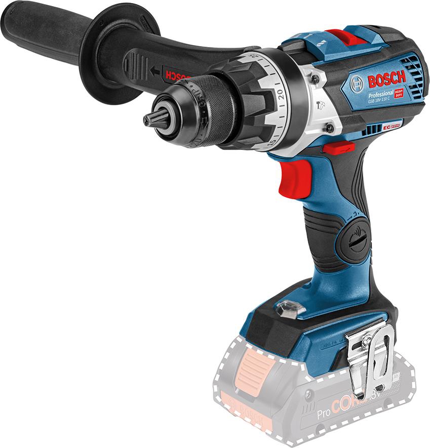 BOSCH Akku-Schlagbohrschrauber GSB 18V-110C, solo, L-BOXX