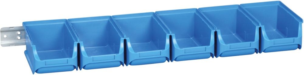 Sichtboxen-Set blau 160x102x175 mm