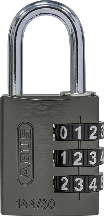 ABUS Zahlen-Hangschloss 144/40 rot Lock-Tag