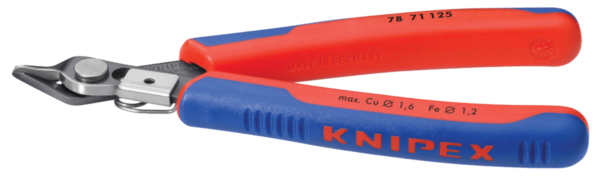 KNIPEX 78 71 125 Electronic Super Knips mit Mehrko.-Hülle brüniert 125 mm